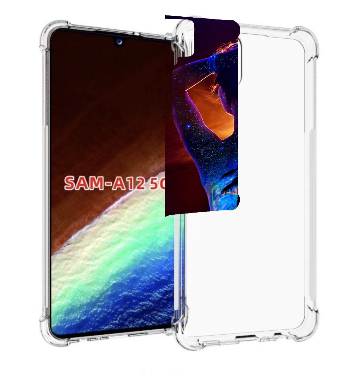 

Чехол MyPads Девушка-и-пальмы женский для Samsung Galaxy A12 (SM-A125F) 2020/21, Прозрачный, Tocco