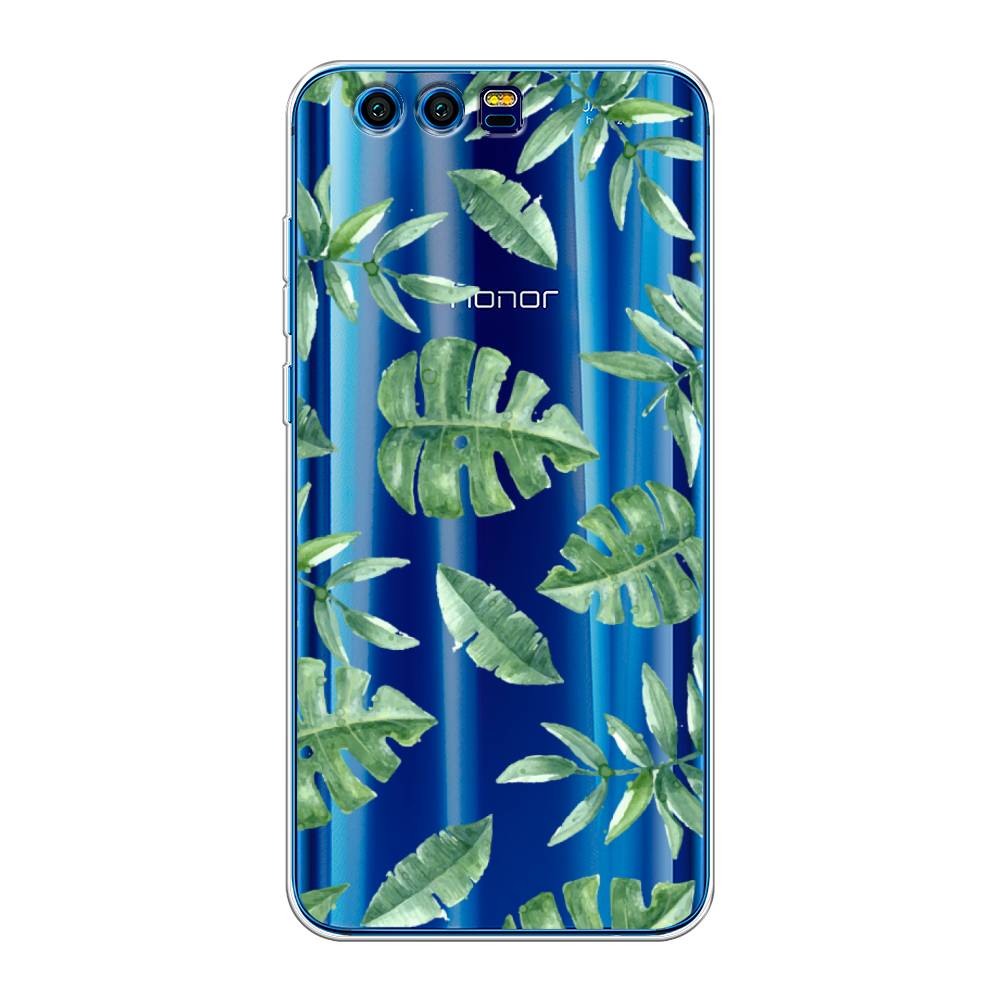 

Чехол Awog на Honor 9 "Нарисованные пальмовые листья", Разноцветный, 62450-4