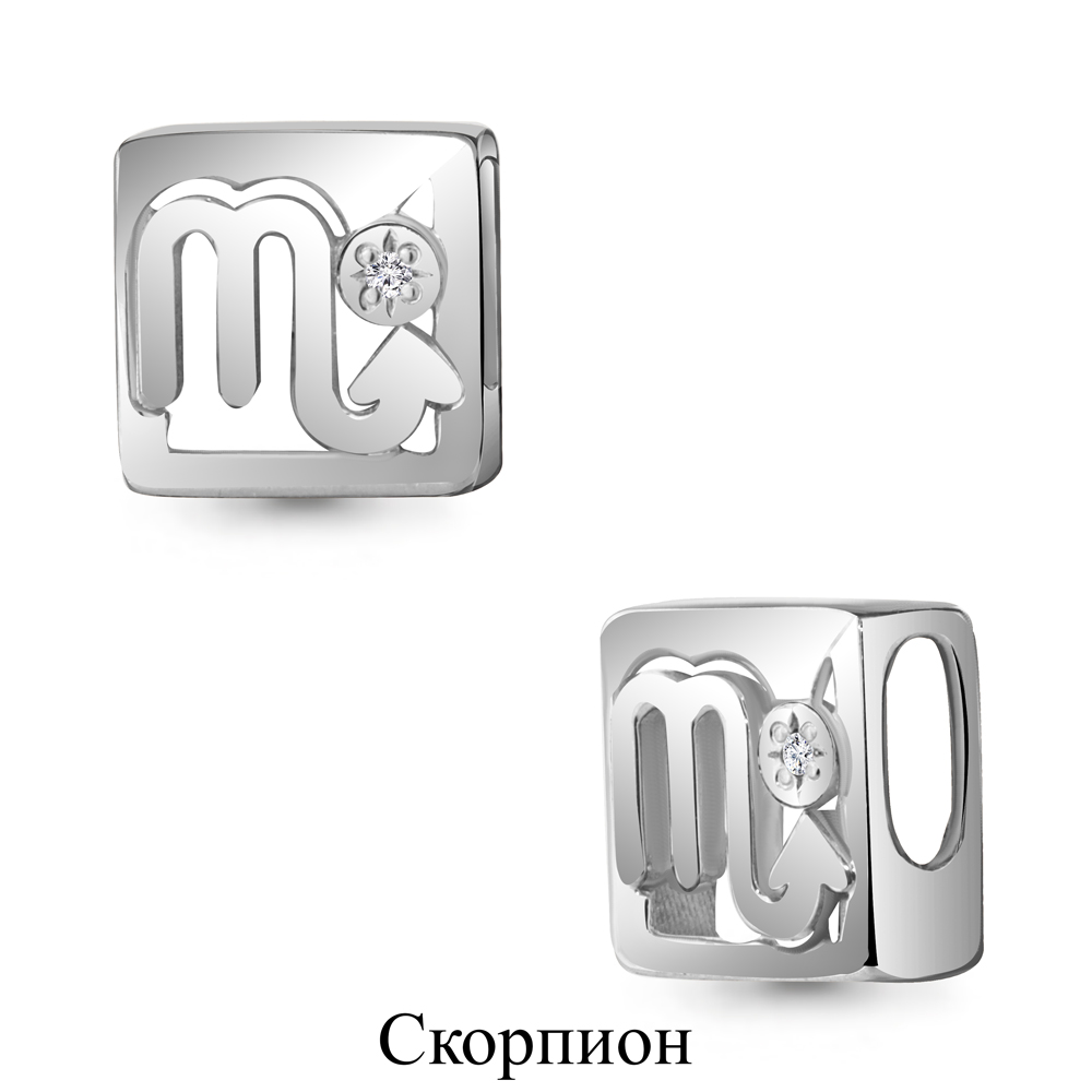 

Подвеска из серебра с бриллиантом Aquamarine 20091, 020091_925_р