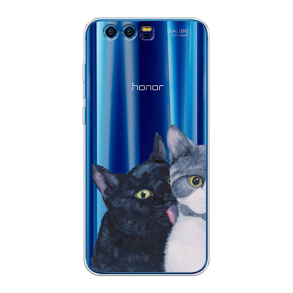 

Чехол Awog на Honor 9 "Кошачья любовь", Разноцветный, 62450-1