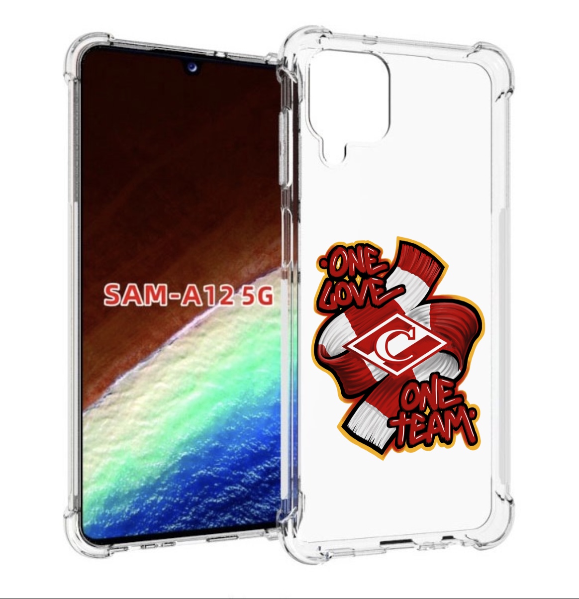 

Чехол MyPads Одна любовь-Спартак для Samsung Galaxy A12 (SM-A125F) 2020/21, Прозрачный, Tocco