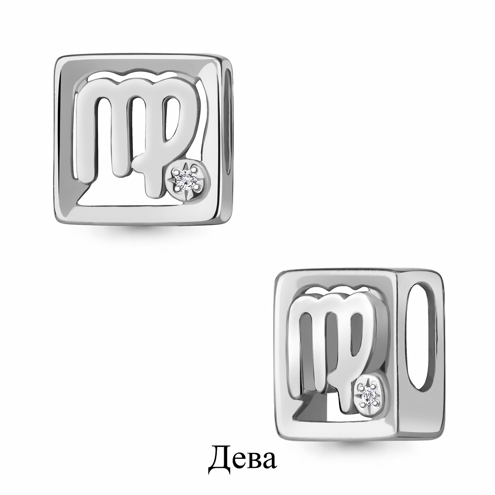 

Подвеска из серебра с бриллиантом Aquamarine 20089, 020089_925_р