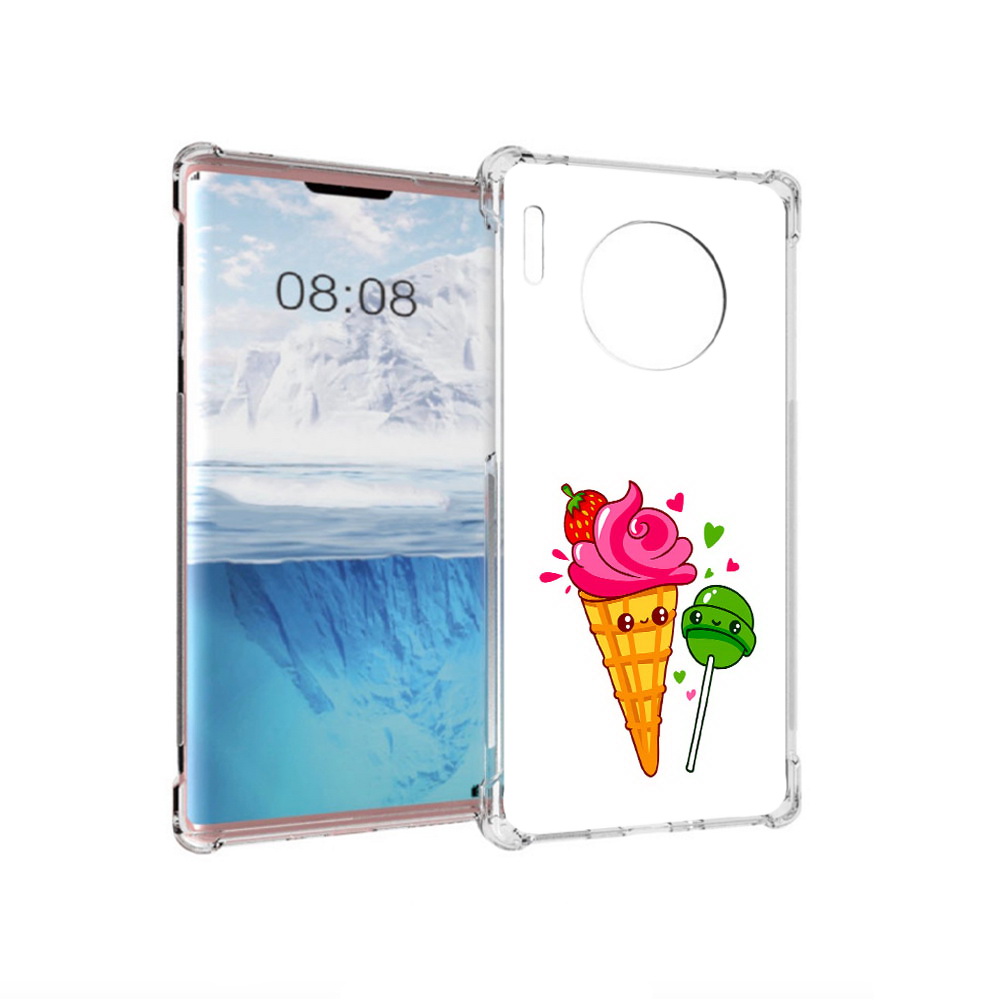 

Чехол MyPads Tocco для Huawei Mate 30 Pro Вкусняшки, Прозрачный, Tocco