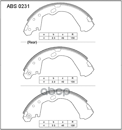 

Колодки Барабанные Nissan Serena Ii (C24) 2.0/2.5tdi 99-05 ALLIED NIPPON ABS Abs0231