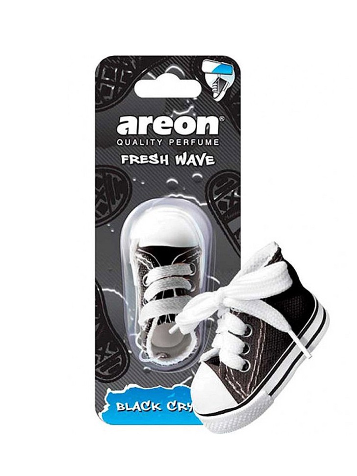 

Автомобильный ароматизатор Areon подвесной Fresh Wave черный кристалл (кед)
