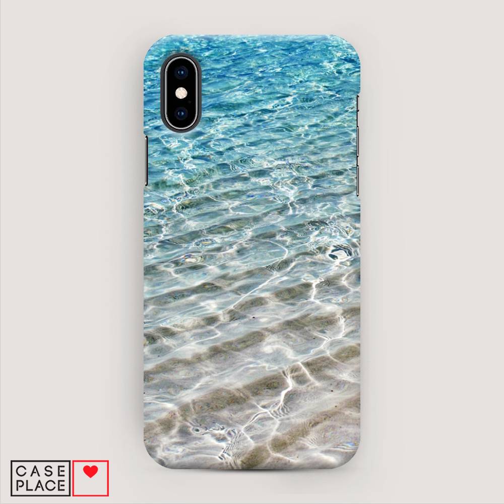 

Пластиковый чехол "Волны 10" на Apple iPhone X (10), 11020-3