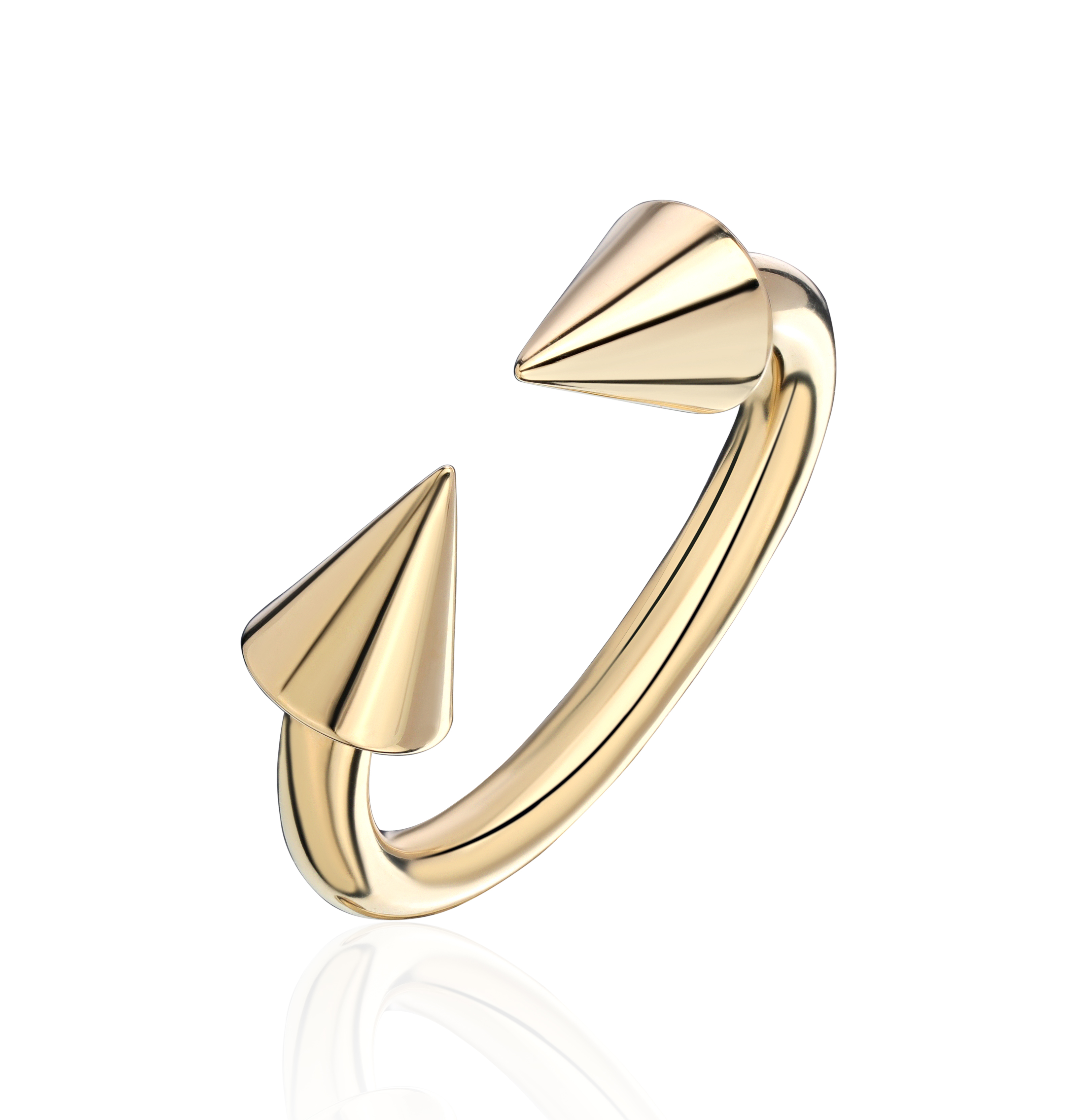 

Кольцо разъемное из желтого золота р. 17,5 Эстет 01К0314022, 01К0314022