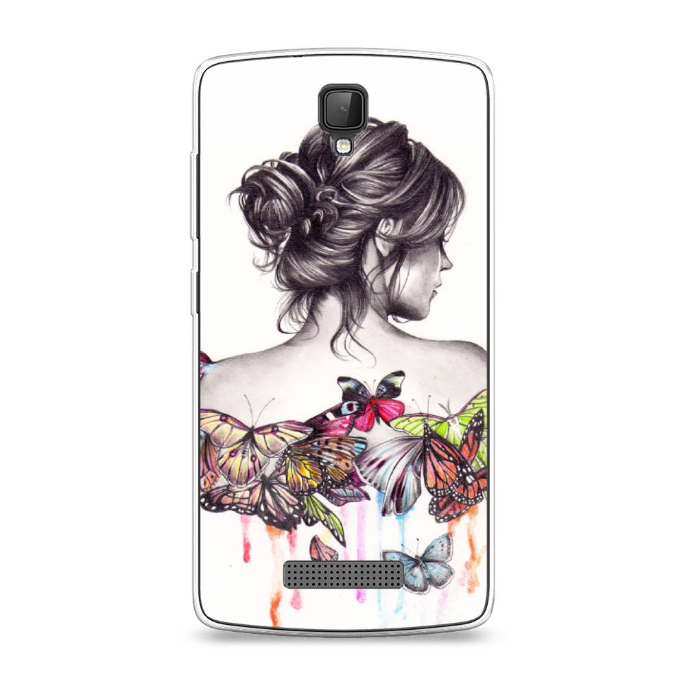 

Чехол Awog на ZTE Blade L5 (L5 Plus) / ЗТЕ Блэйд L5 (L5 Plus) "Девушка с бабочками", 130350-10
