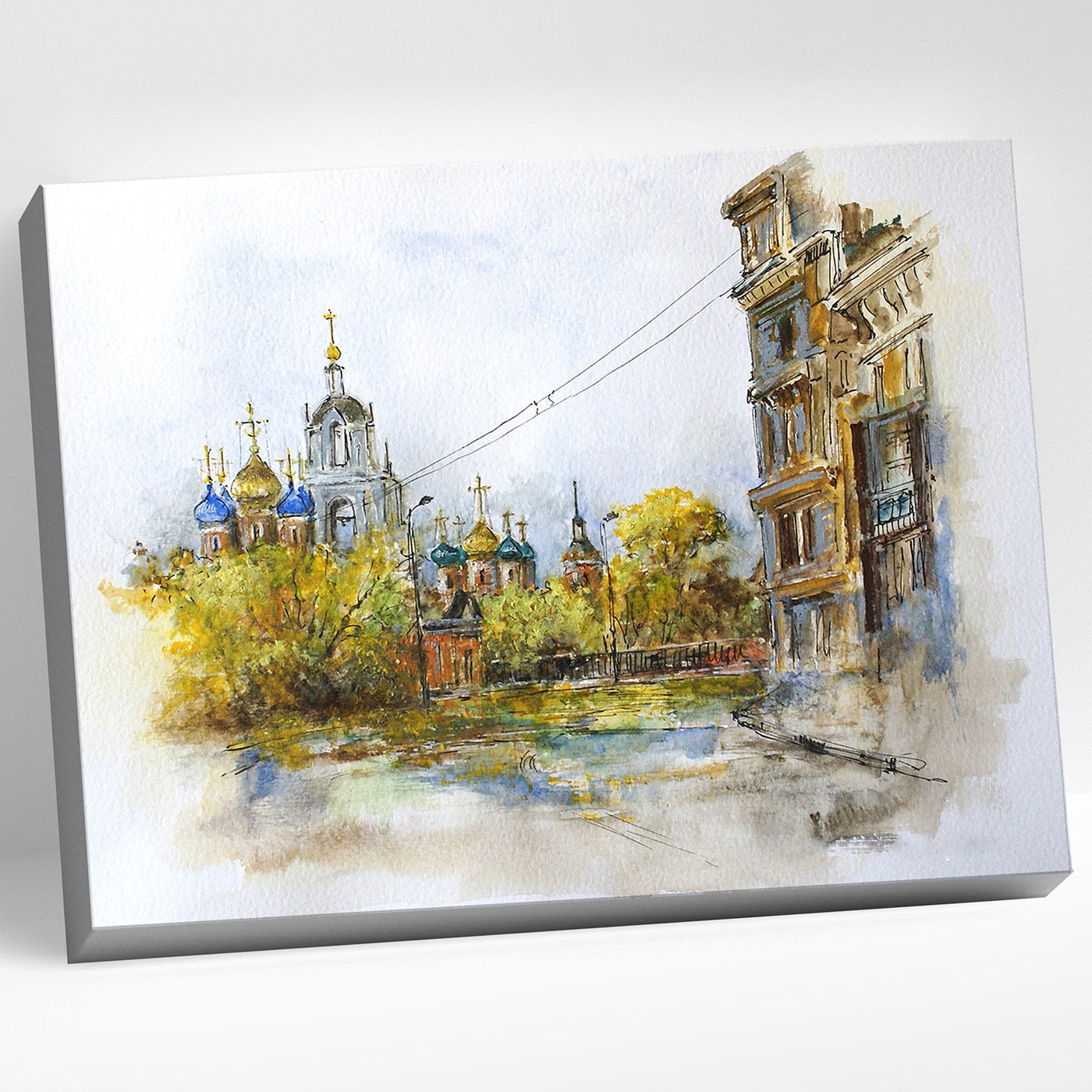 

Картина по номерам 40х50 Дорофеев С.В. Москва, улица Варварка
