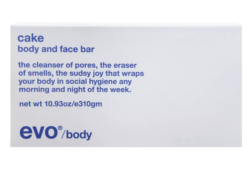 Мыло для лица и тела Evo cake body and face bar увлажняющее 310 г
