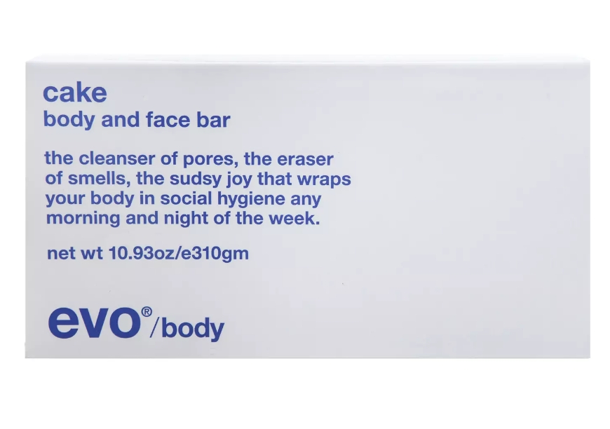 

Мыло для лица и тела Evo cake body and face bar увлажняющее 310 г, body and face