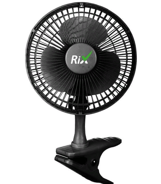 Вентилятор настольный RIX RDF-1500WB черный вентилятор настольный rix rdf 1500wb черный