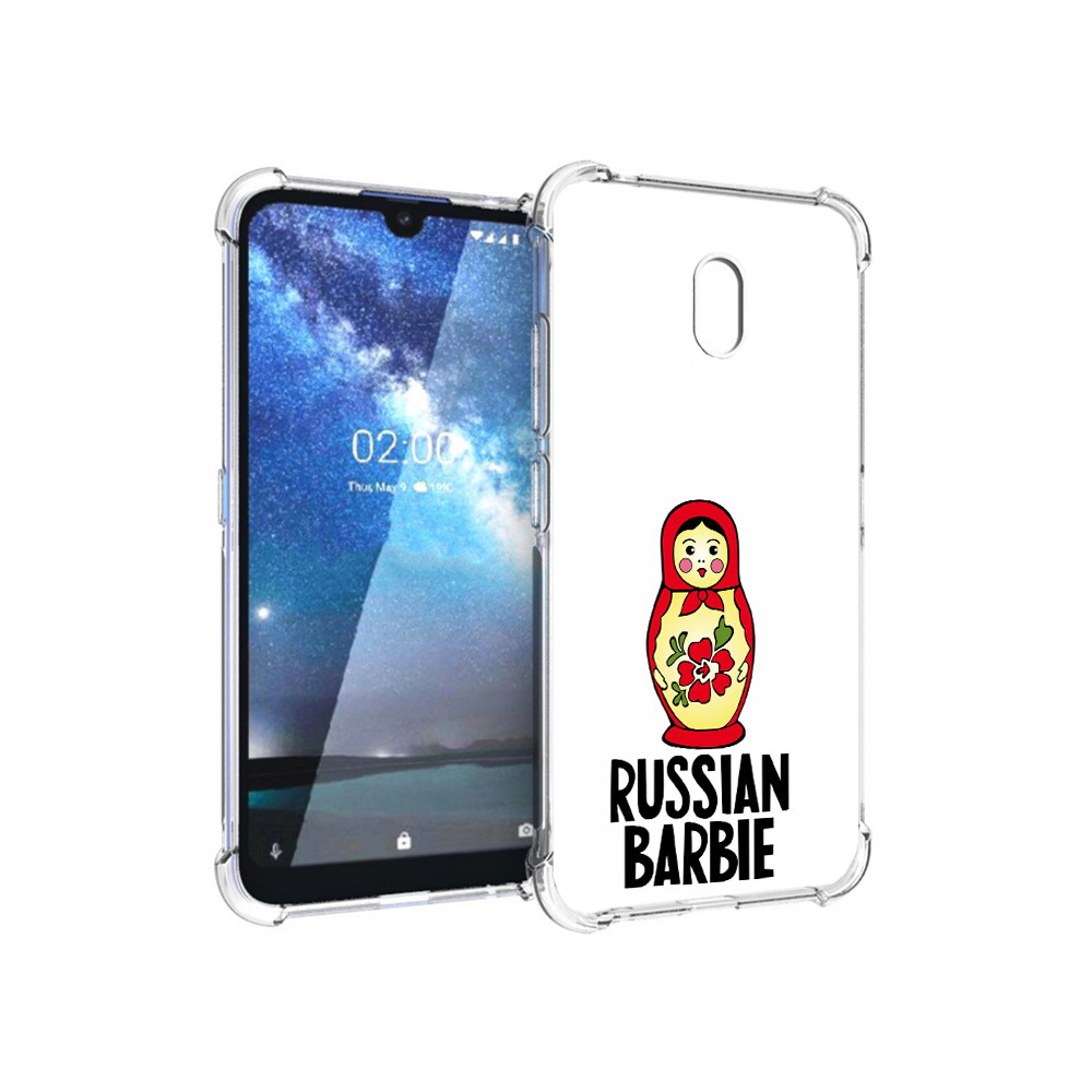 

Чехол MyPads Tocco для Nokia 2.2 матрешка (PT134721.103.459), Прозрачный, Tocco