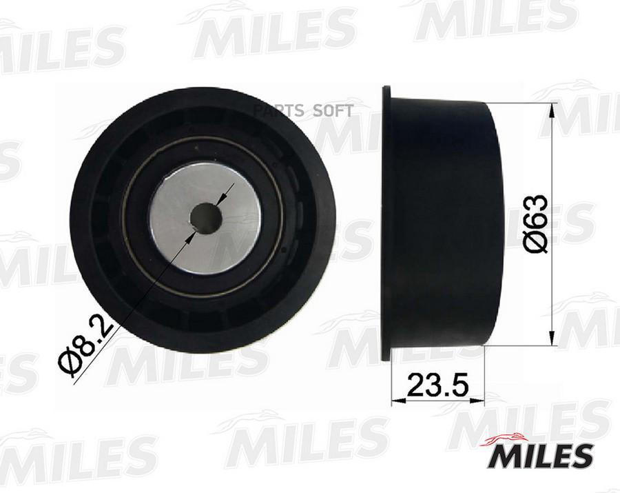 

Ролик Натяжителя Miles Ag02038 Opel Vectra B/Astra F/G 1.4-1.8 Обводной Miles арт. AG02038