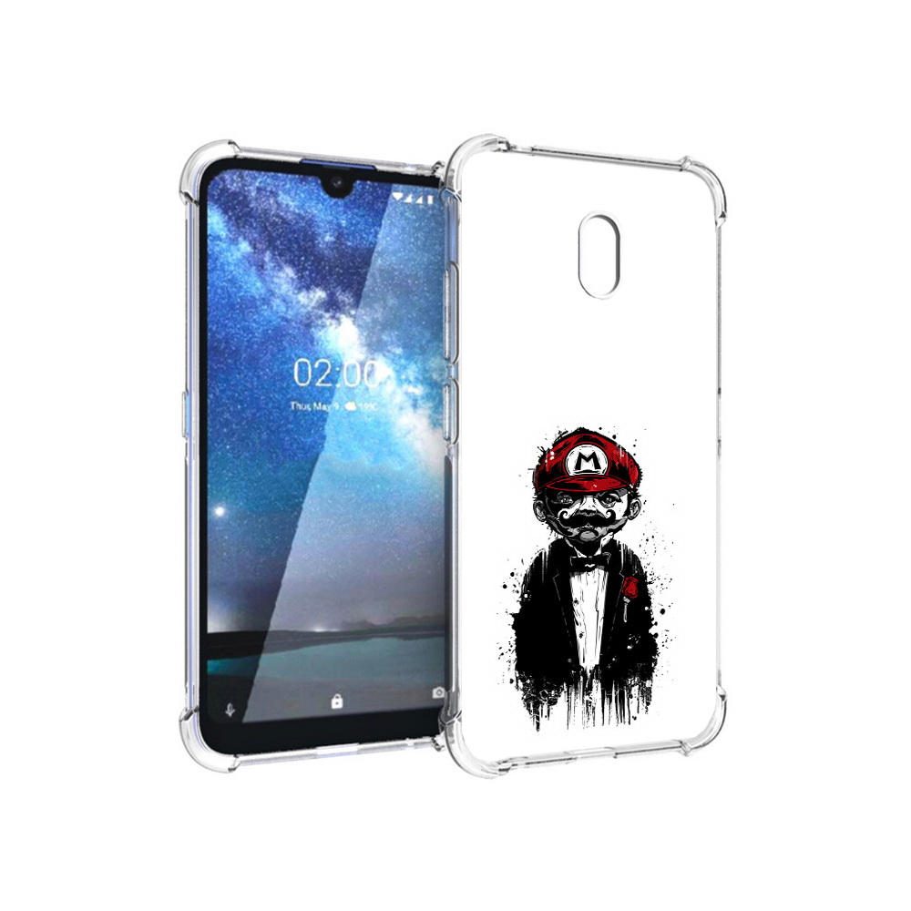 

Чехол MyPads Tocco для Nokia 2.2 марио (PT134721.103.458), Прозрачный, Tocco