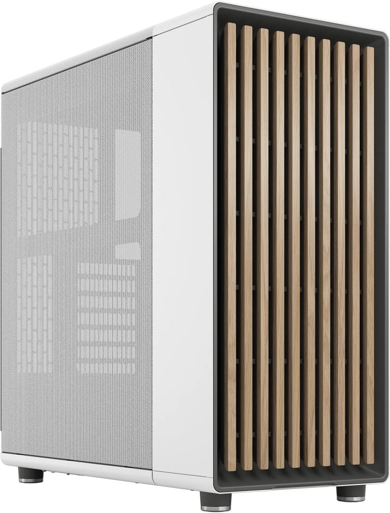 

Корпус компьютерный Fractal Design North Chalk без БП, mATX, белый