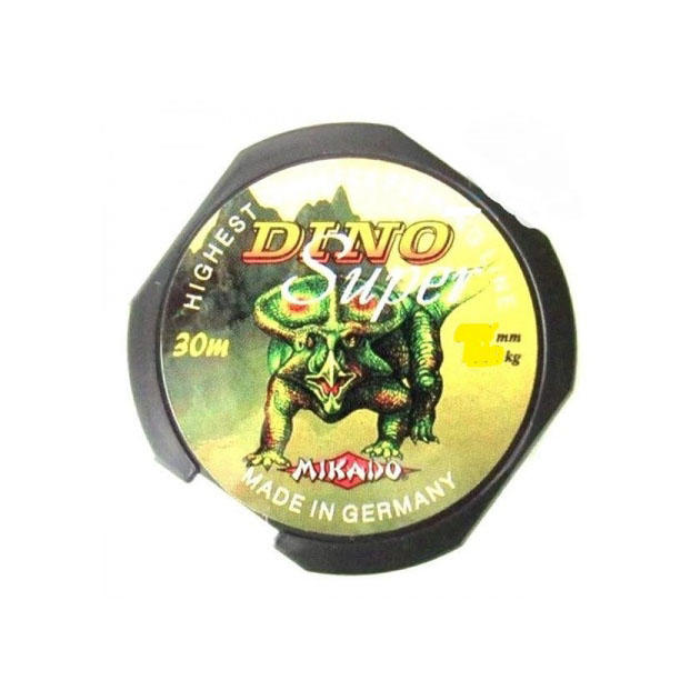 

Леска Mikado DINO SUPER 0,08 (30 м) - 1.20 кг., Dino Super