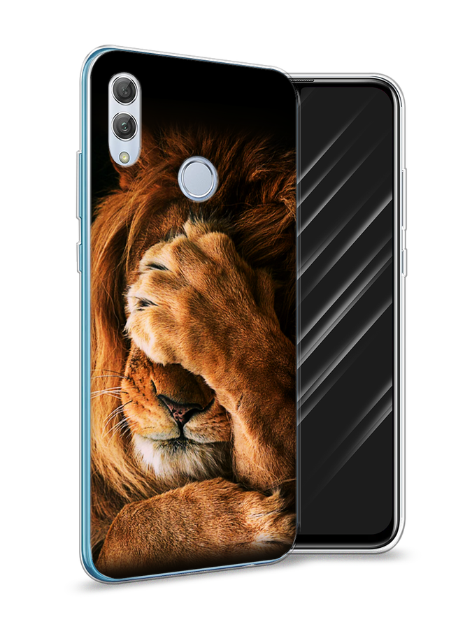 

Чехол Awog на Honor 10 Lite "Львиный стыд", Коричневый;черный, 67550-1