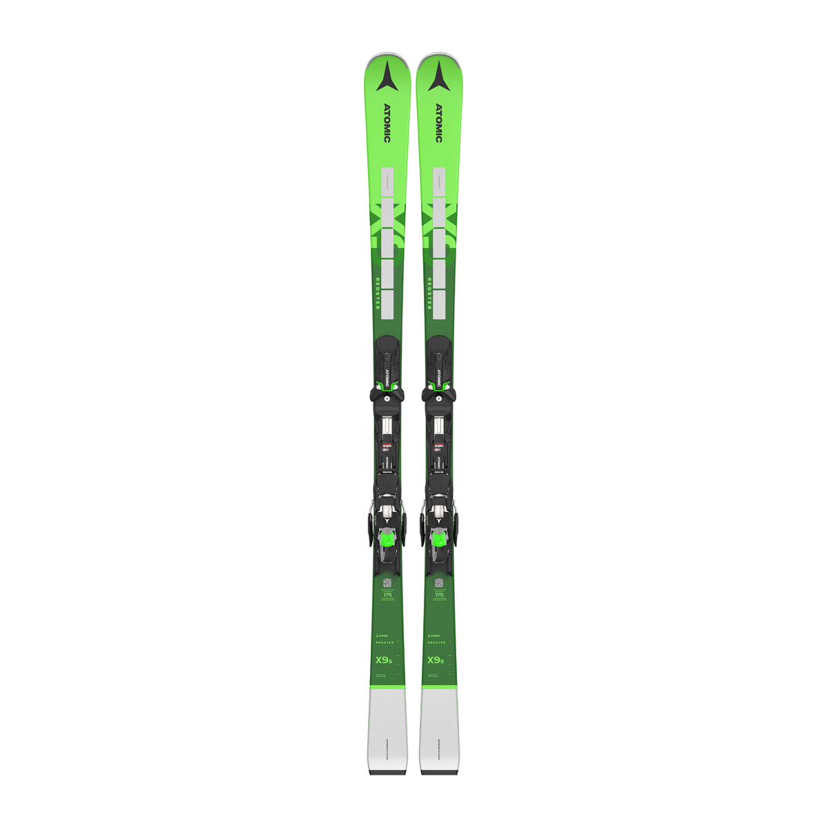 фото Горные лыжи atomic redster x9s revoshock s + x 12 gw 2022 green/silver, 175 см