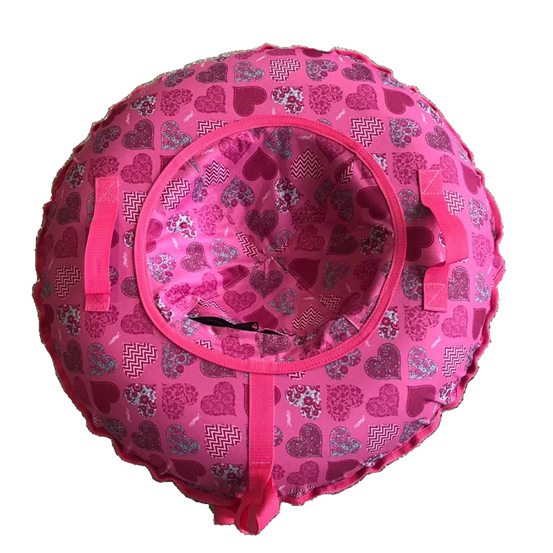фото Тюбинг superbak сердечки розовый, 120 см