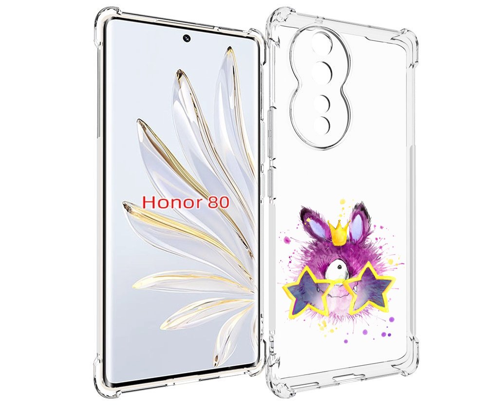 

Чехол MyPads Шуршуля для Honor 80, Прозрачный, Tocco