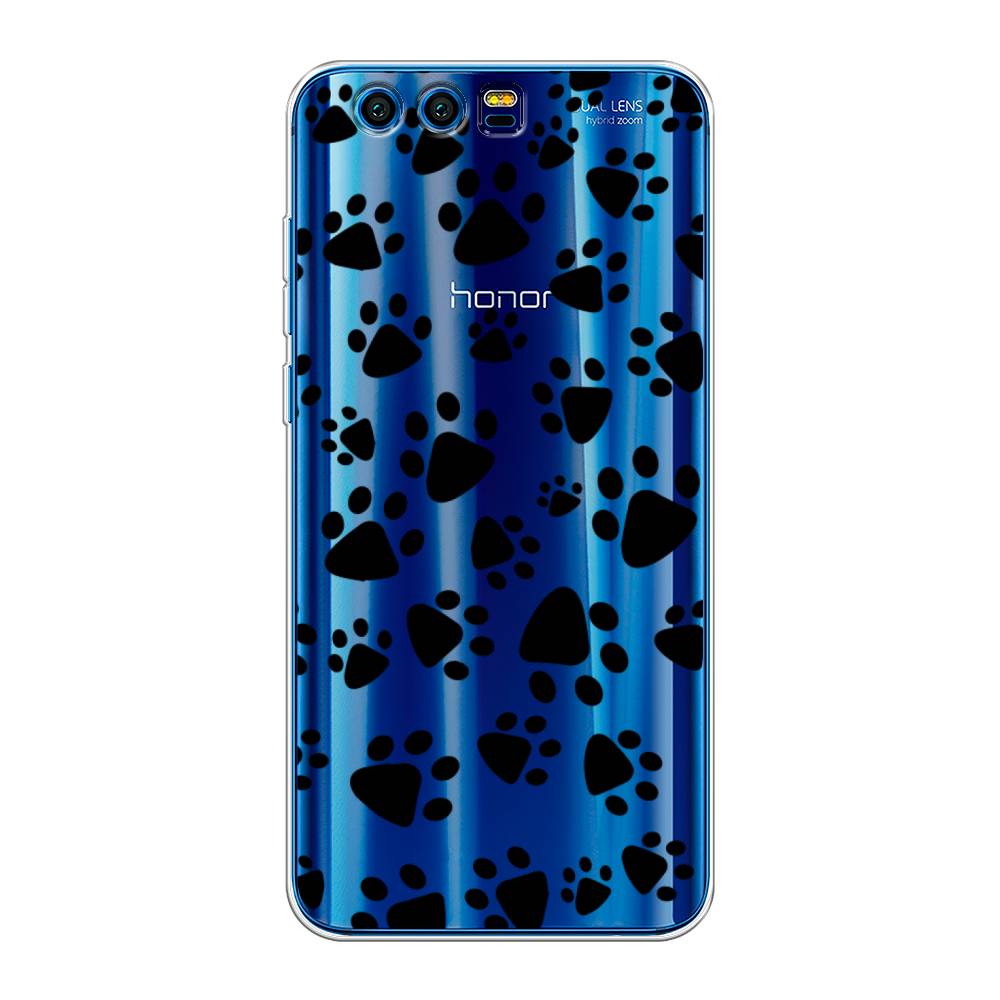 

Чехол Awog на Honor 9 "Лапки черные", Разноцветный, 62450-2