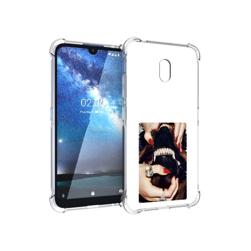 

Чехол MyPads Tocco для Nokia 2.2 маникюр (PT134721.103.457), Прозрачный, Tocco