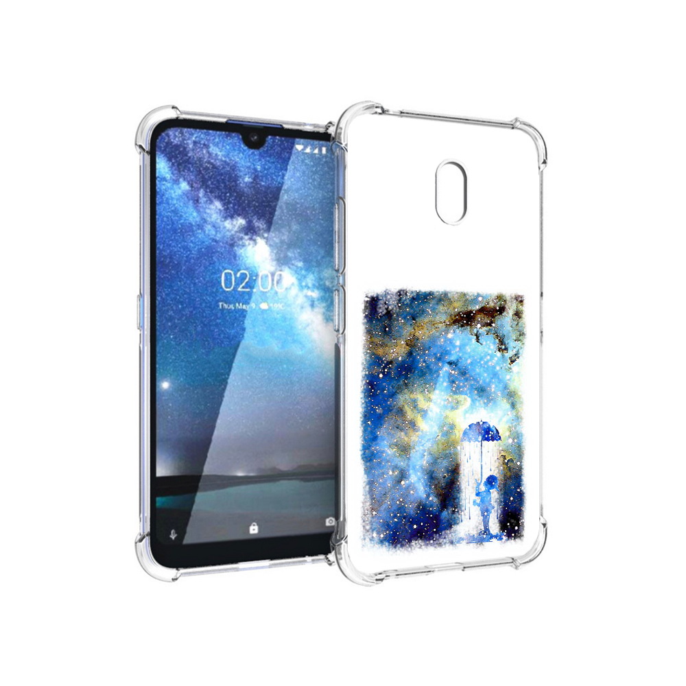 

Чехол MyPads Tocco для Nokia 2.2 мальчик в небе (PT134721.103.455), Прозрачный, Tocco