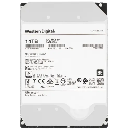 

Жесткий диск WD WUH721414ALE6L4 14 ТБ (WUH721414ALE6L4), WUH721414ALE6L4