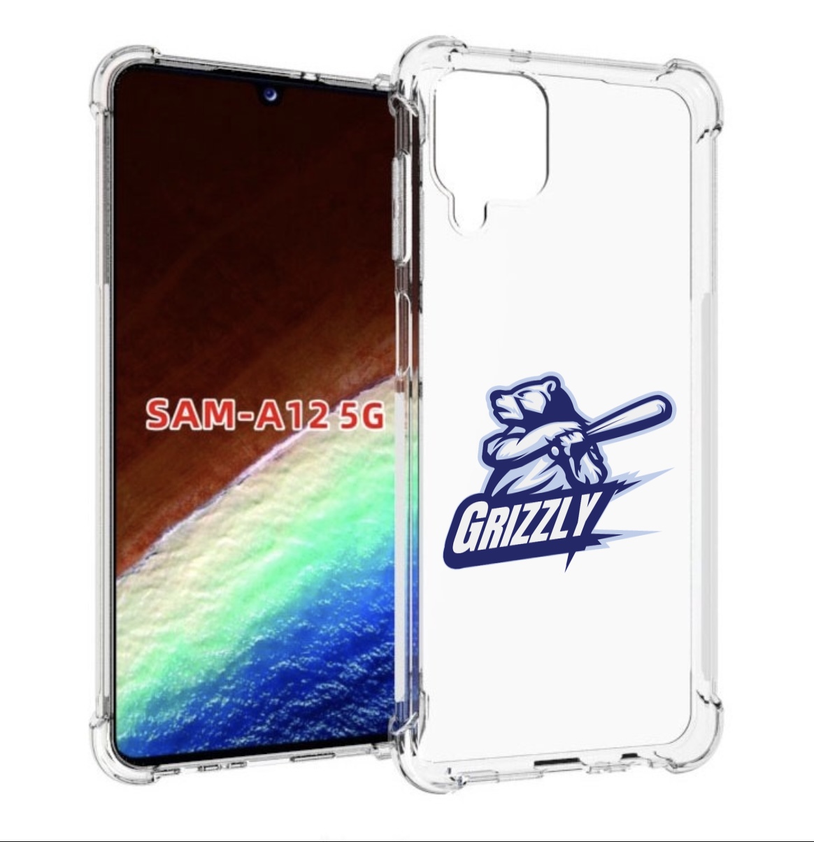 

Чехол MyPads Гризли для Samsung Galaxy A12 (SM-A125F) 2020/21/A12 Nacho SM-A127F, Прозрачный, Tocco