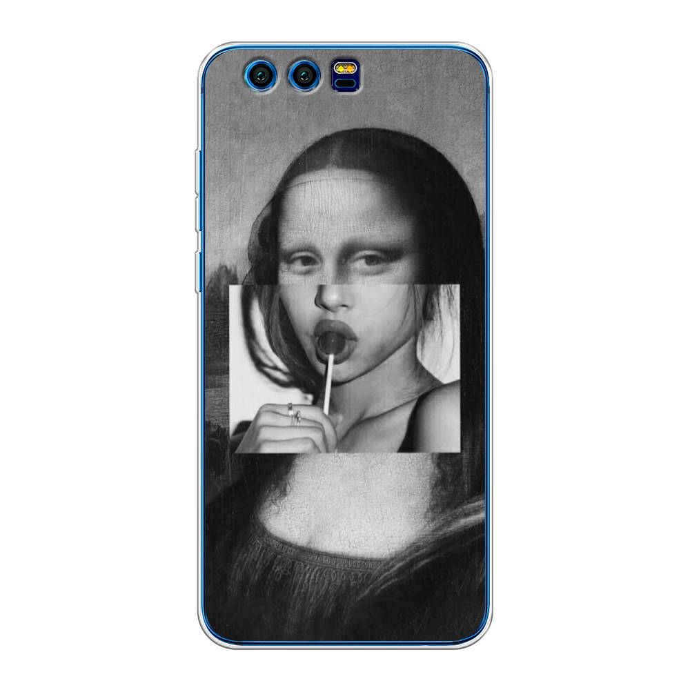 

Чехол Awog на Honor 9 "Mona Lisa sucking lollipop", Разноцветный, 62450-9