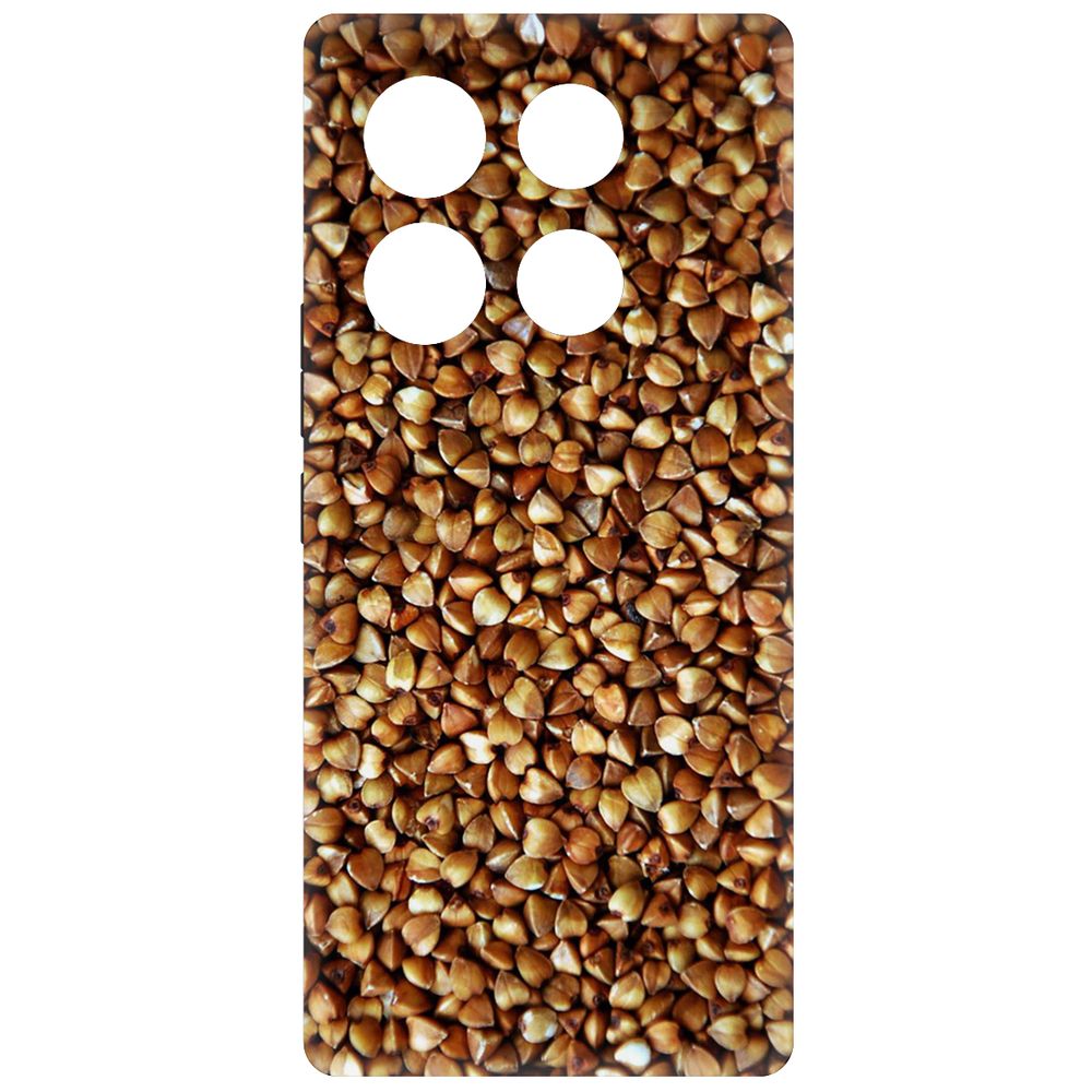 

Чехол-накладка Krutoff Soft Case Гречка для INFINIX Note 40 Pro 5G черный