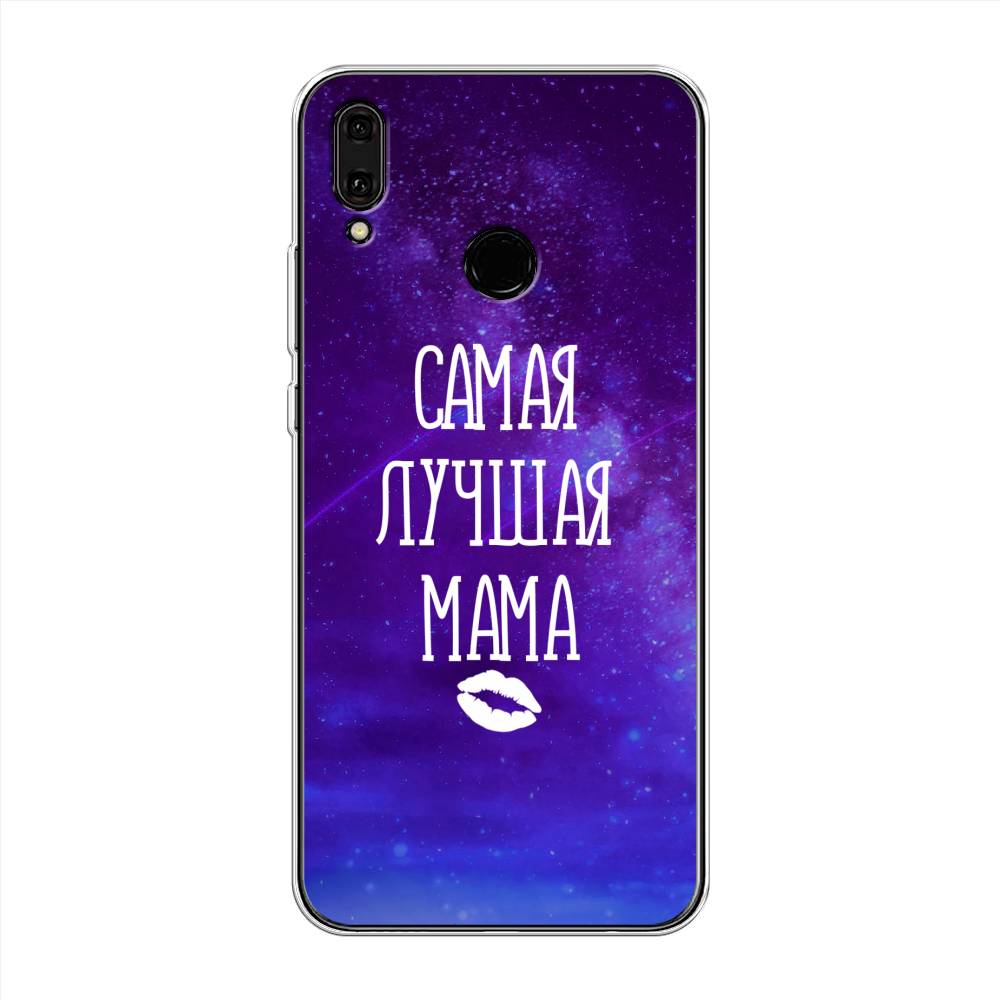 фото Чехол awog "лучшая мама" для huawei y9 2019