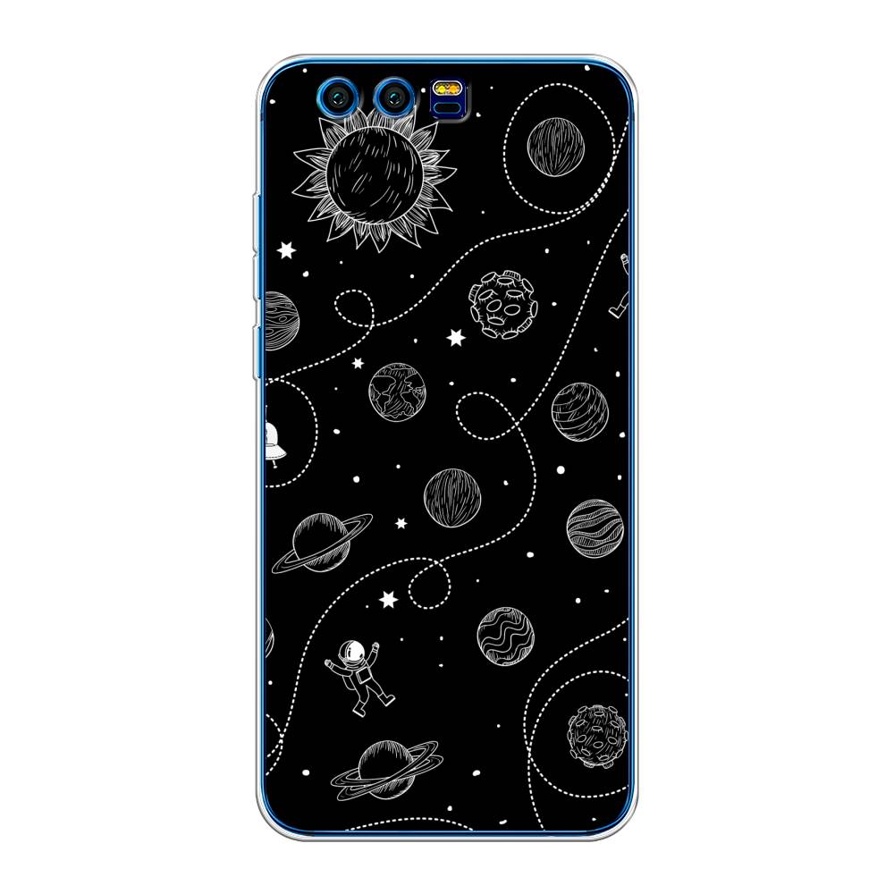 

Чехол Awog на Honor 9 "В невесомости", Разноцветный, 62450-4