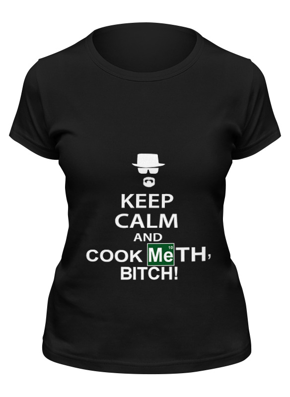 

Футболка женская Printio Breaking bad черная 2XL, Черный, Breaking bad