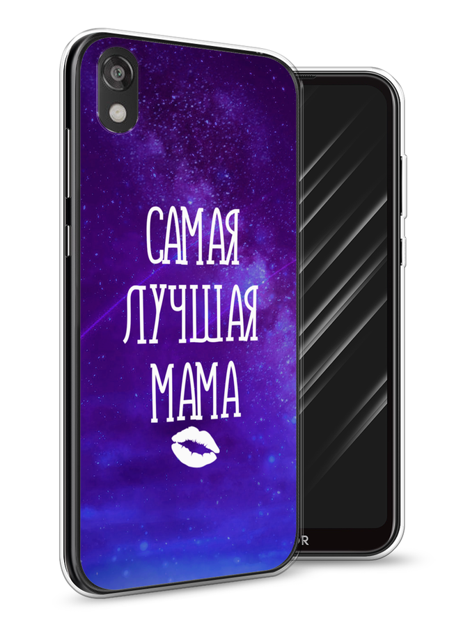 

Чехол Awog на Huawei Y5 2019 "Лучшая мама", Фиолетовый;синий;белый, 69050-6