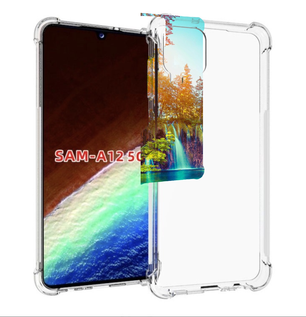 Чехол MyPads Водапад-2 для Samsung Galaxy A12 (SM-A125F) 2020/21/A12 Nacho SM-A127F