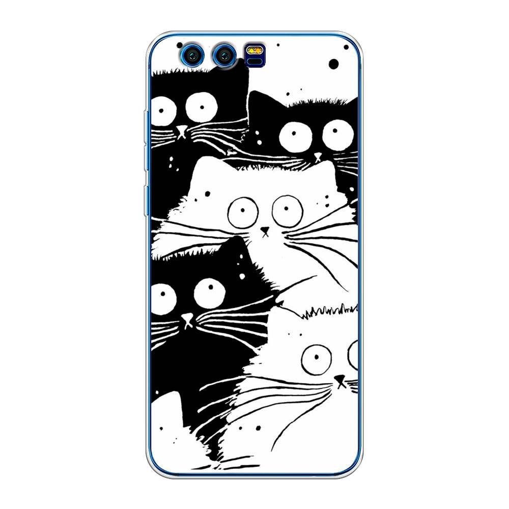 

Чехол Awog на Honor 9 "Коты черно-белые", Разноцветный, 62450-2