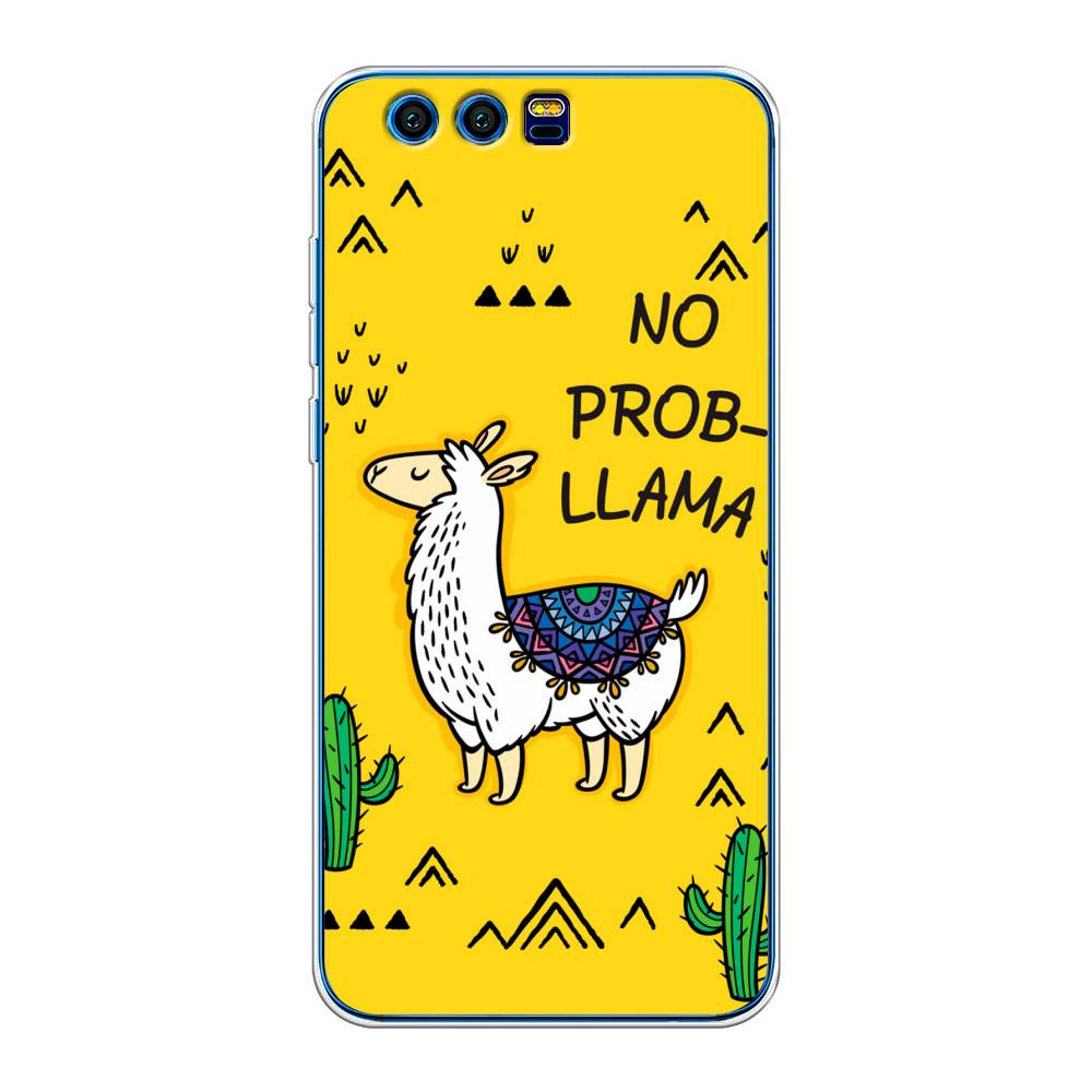 

Чехол Awog на Honor 9 "No probLLama", Разноцветный, 62450-2
