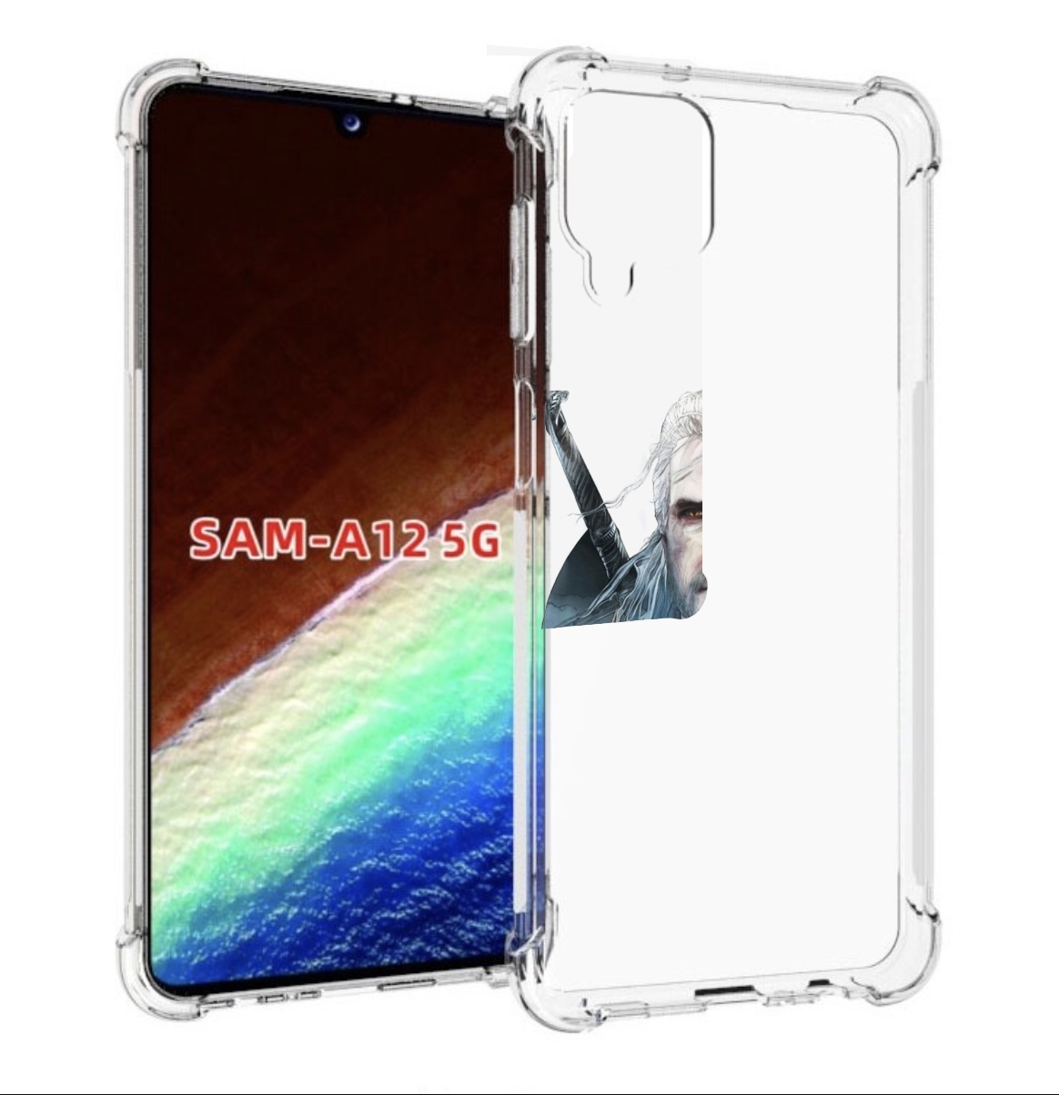 Чехол MyPads Ведьмак для Samsung Galaxy A12 (SM-A125F) 2020/21/A12 Nacho SM-A127F