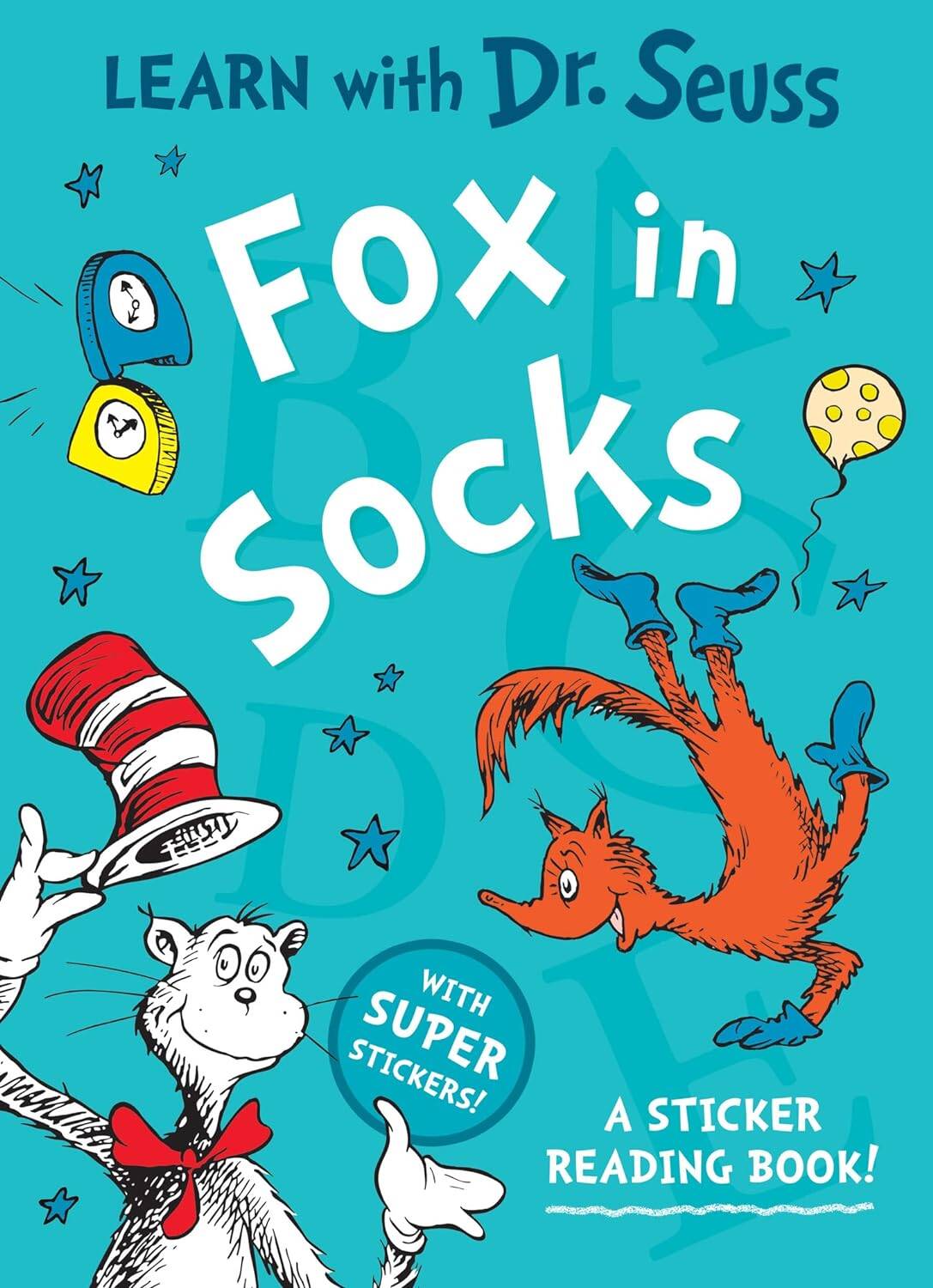 

Fox in socks a sticker reading book