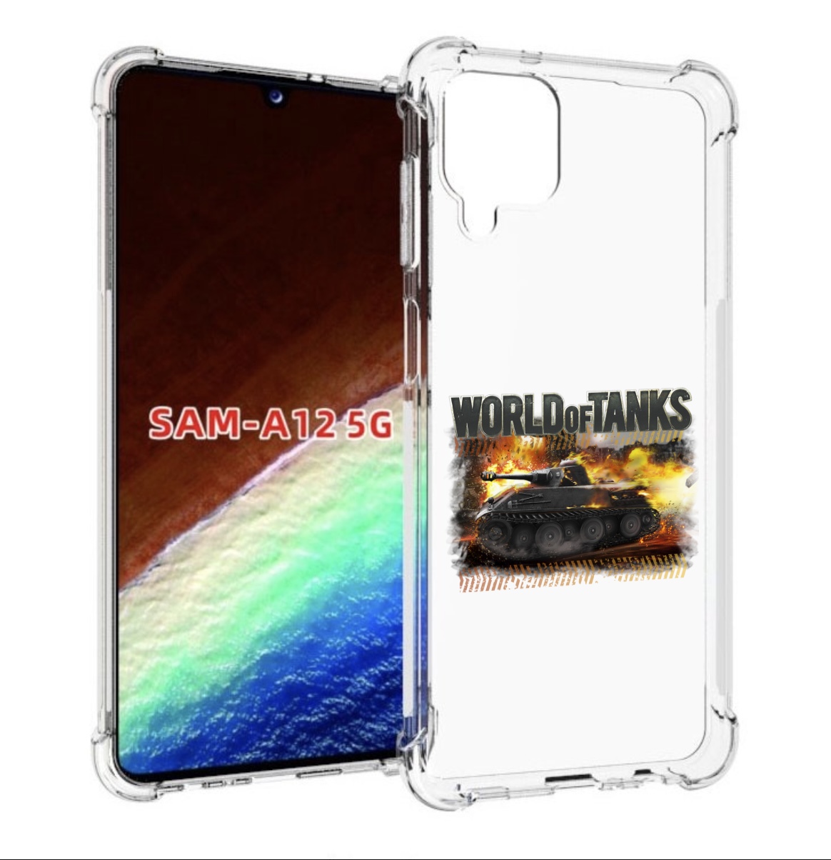 

Чехол MyPads Мир танков-2 для Samsung Galaxy A12 (SM-A125F) 2020/21/A12 Nacho SM-A127F, Прозрачный, Tocco