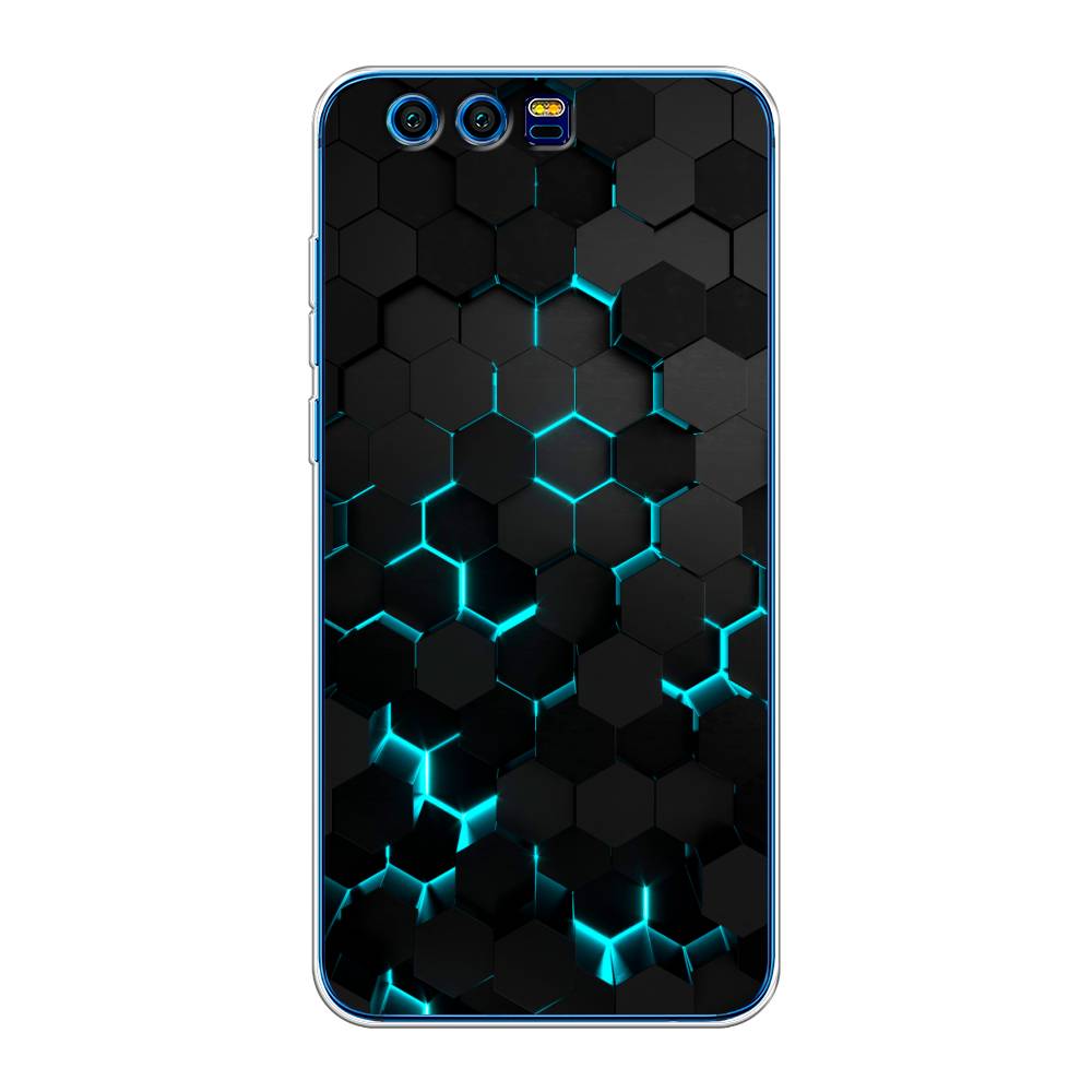 

Чехол Awog на Honor 9 "Соты бирюзовые", Разноцветный, 62450-3
