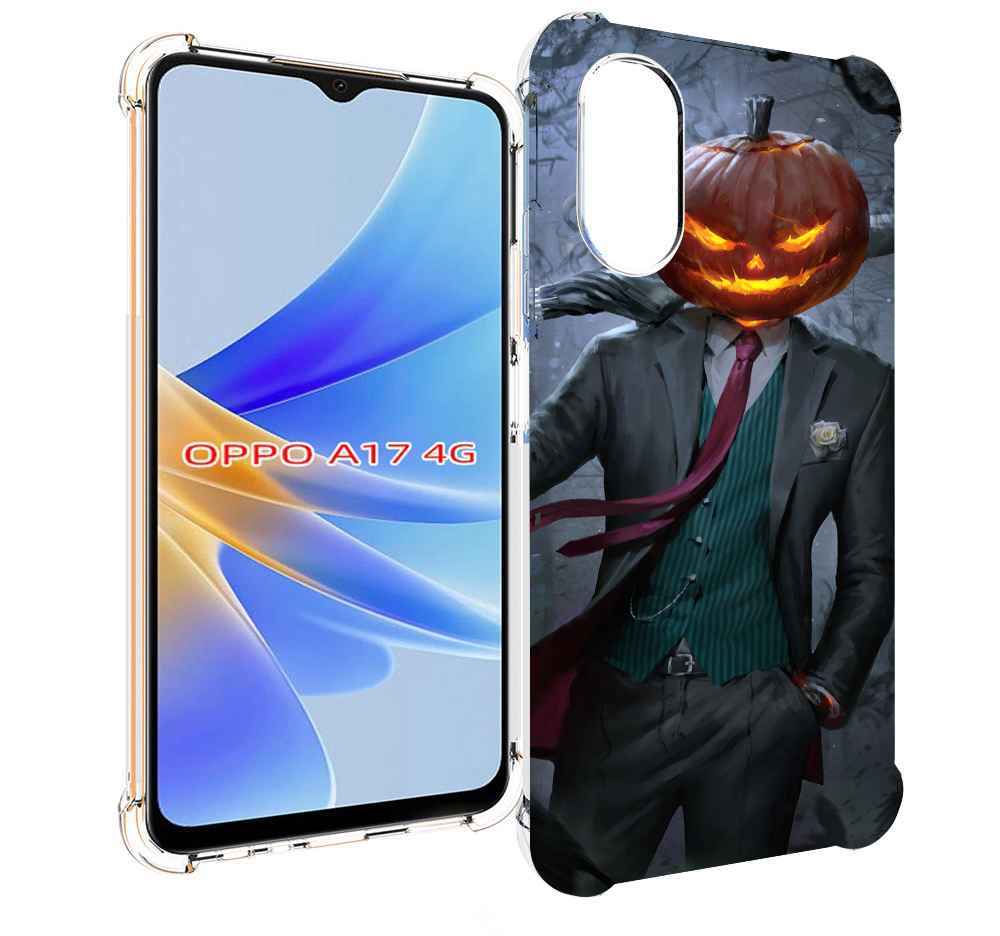 

Чехол MyPads Тыква-убийца для OPPO A17, Прозрачный, Tocco
