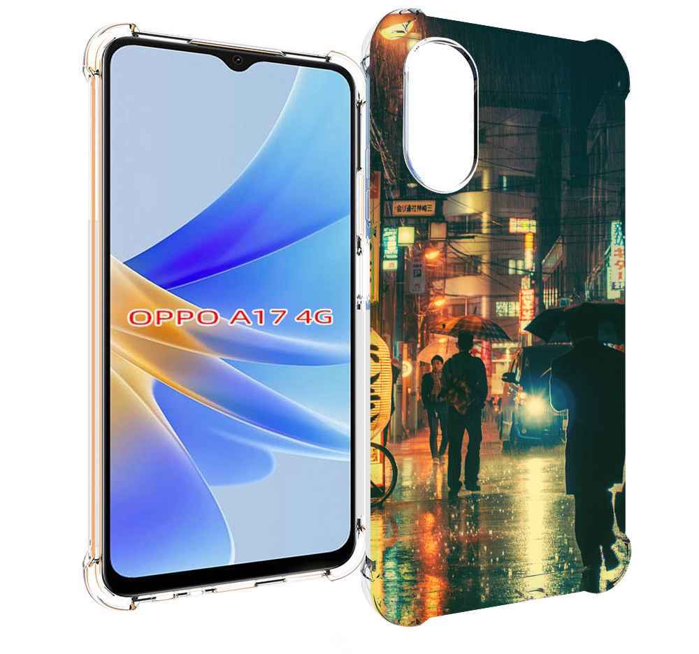 

Чехол MyPads Токио-сеул для OPPO A17, Прозрачный, Tocco