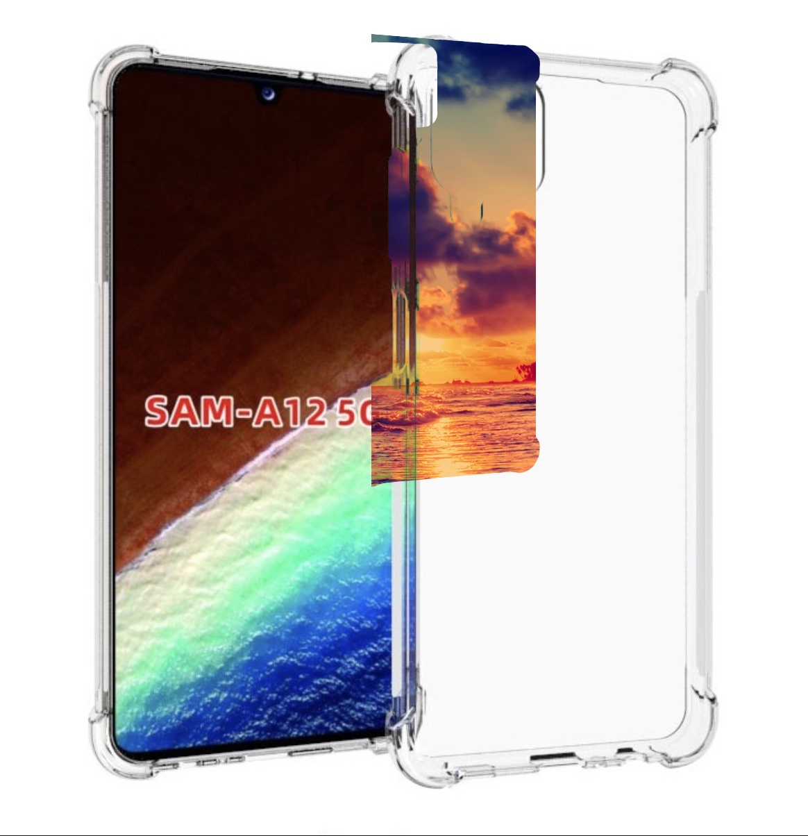 Чехол MyPads Берег для Samsung Galaxy A12 (SM-A125F) 2020/21/A12 Nacho SM-A127F