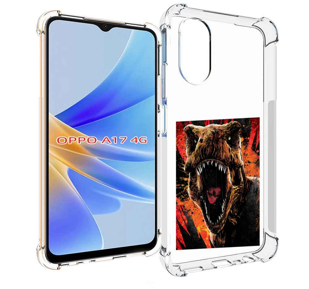 

Чехол MyPads Тиранозавр для OPPO A17, Прозрачный, Tocco