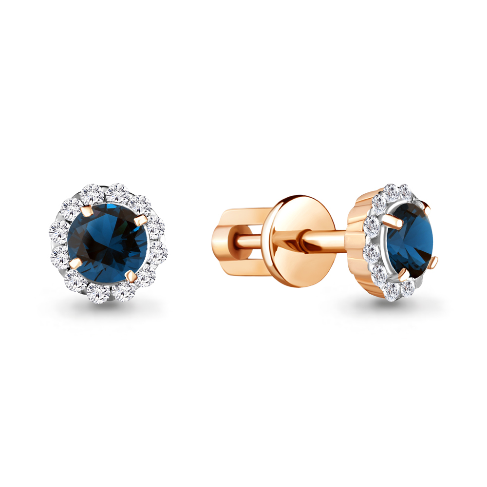 

Серьги из серебра с топазом Aquamarine 4408608А_925_з, 4408608А_925_з