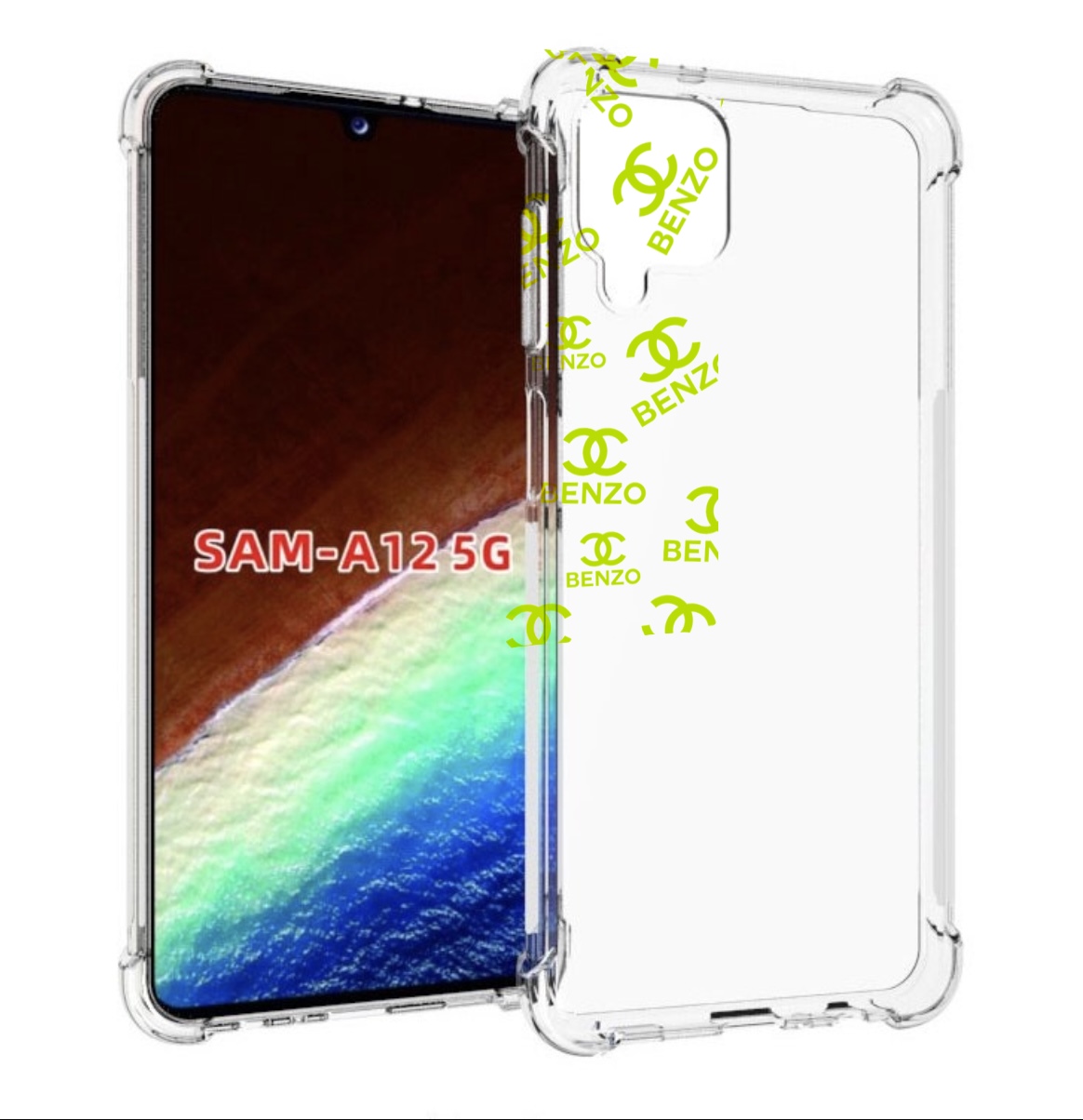 

Чехол MyPads Белый-Бензо для Samsung Galaxy A12 (SM-A125F) 2020/21/A12 Nacho SM-A127F, Прозрачный, Tocco