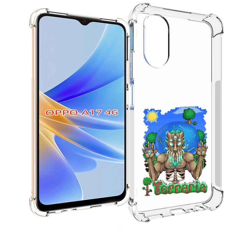 

Чехол MyPads Террария для OPPO A17, Прозрачный, Tocco